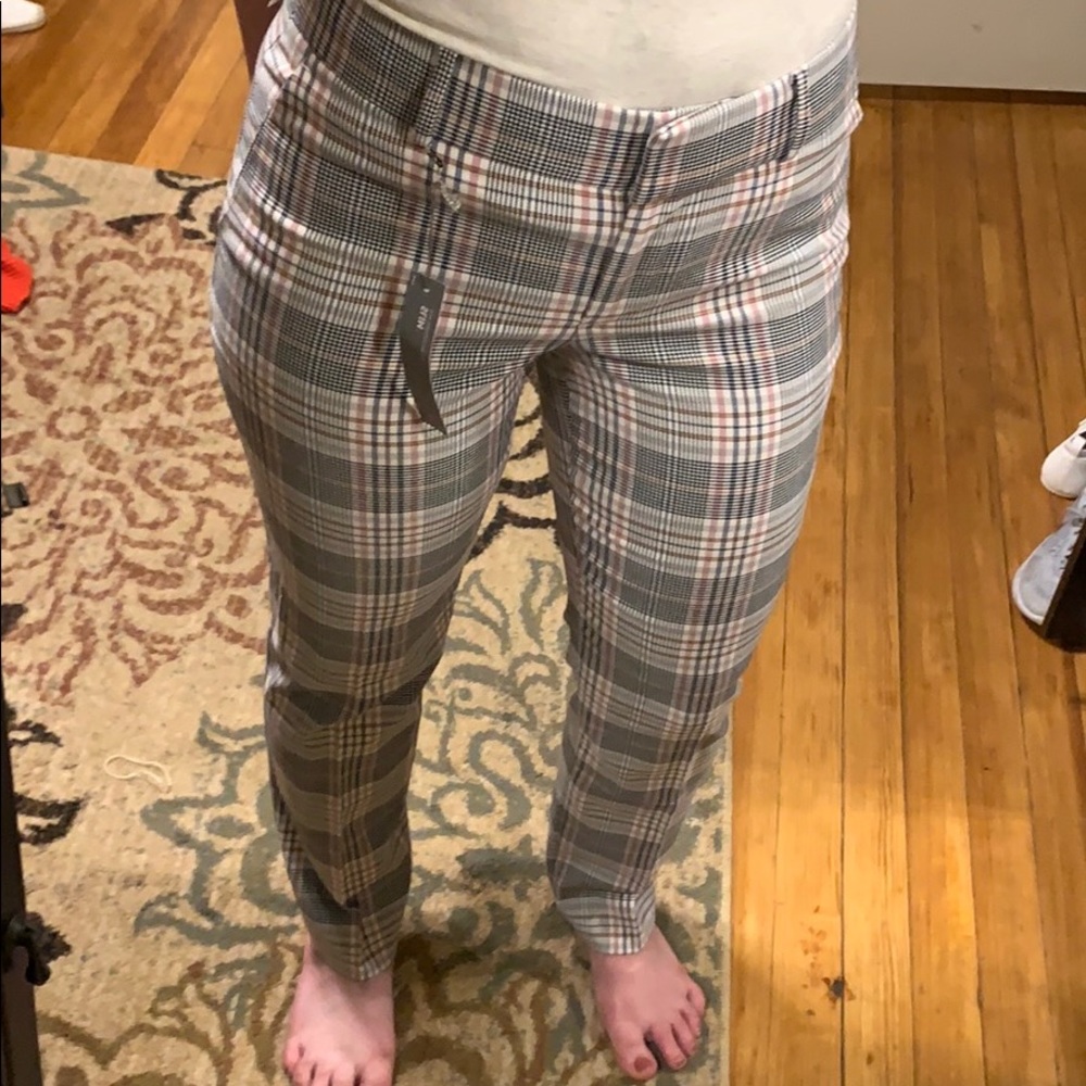 LOFT plaid pants